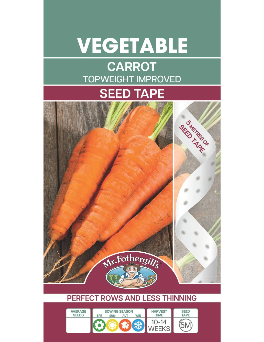 Carrot Topweight Seed Tape - Image 2