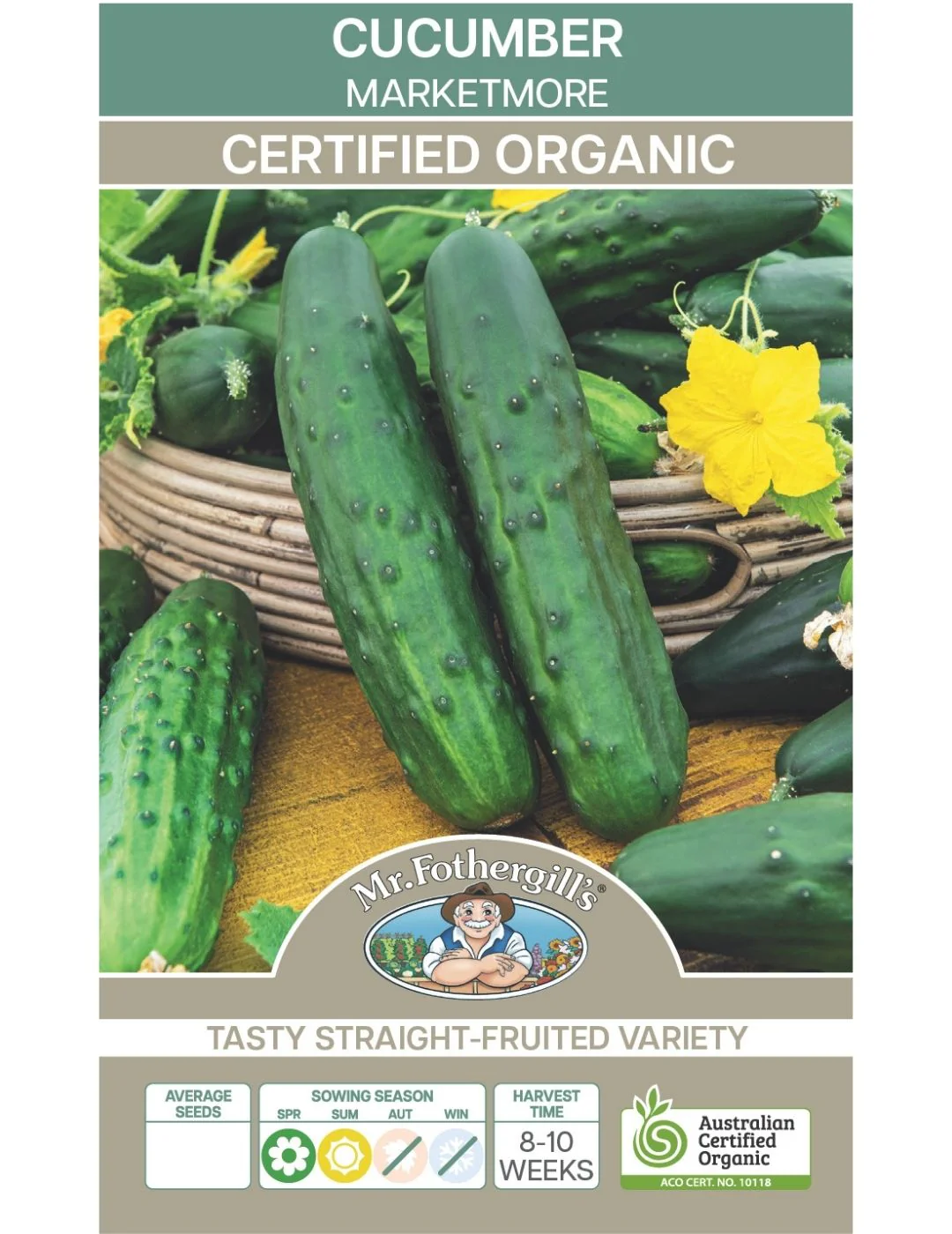 Marketmore Cucumber Seeds - Image 2
