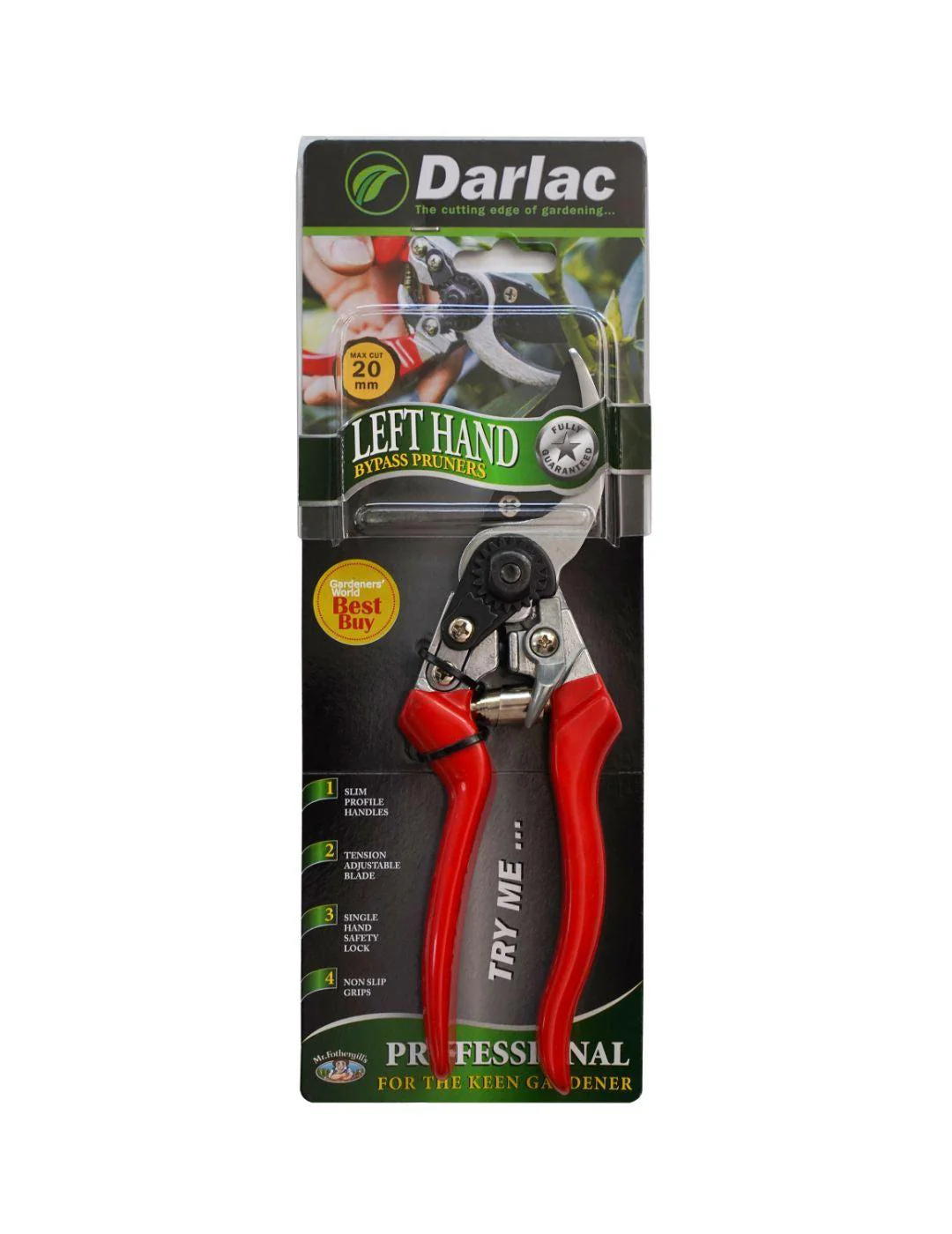 Darlac Professional Left Hand Bypass Pruner Secateurs - Image 3