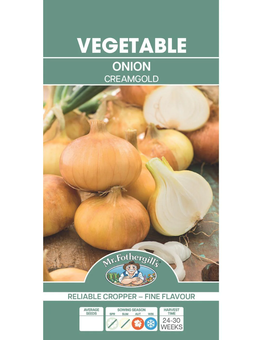 Creamgold Onion Seeds - Image 2