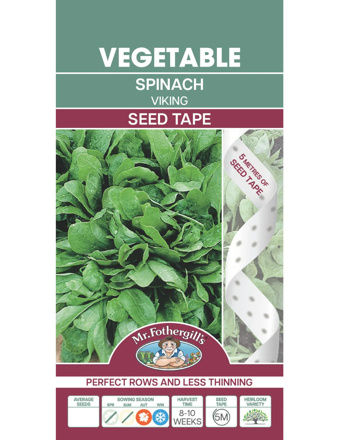 Spinach Viking Seed Tape - Image 2