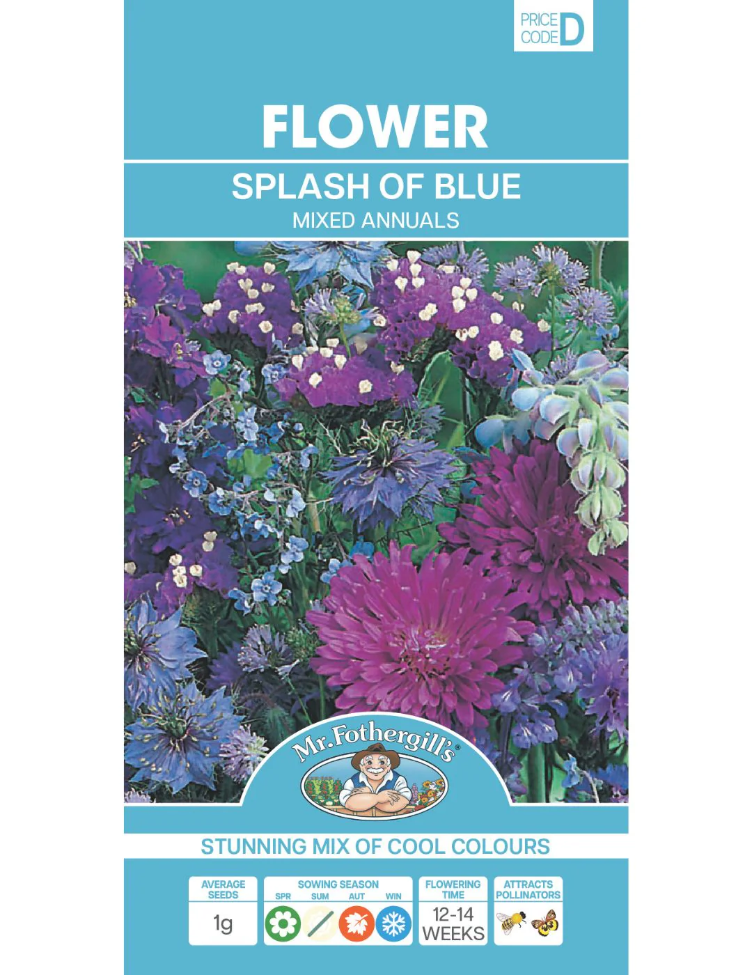 Splash of Blue Mixed Annuals - Image 2