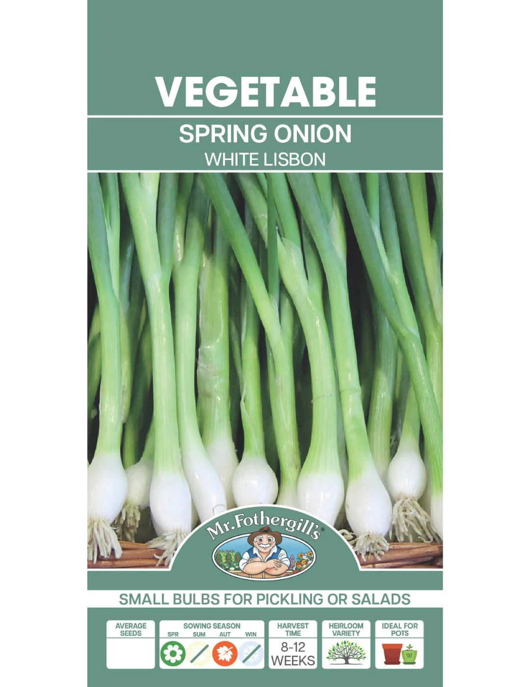 White Lisbon Spring Onion Seeds - Image 2