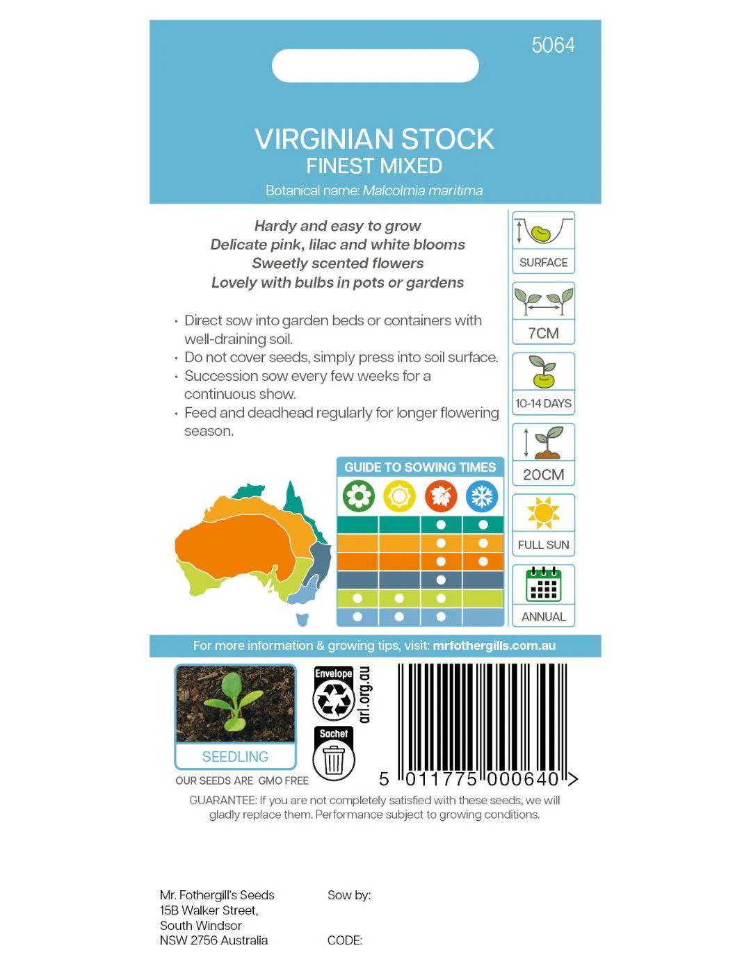 Finest Virginian Stock Mixed Seeds - Image 3